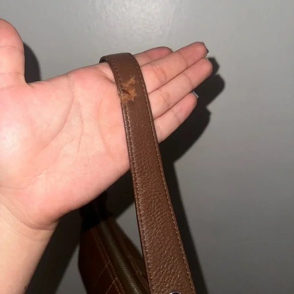 Coach Brown Leather Baguette Bag - Picture 6 of 7